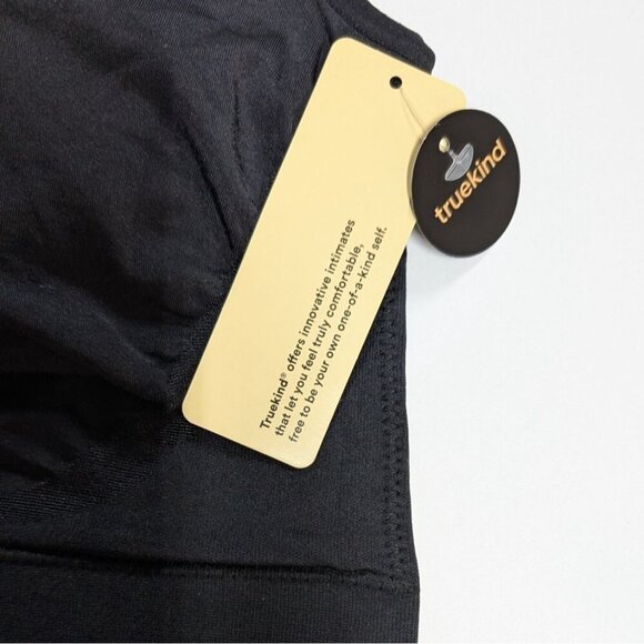 Truekind Everyday Throw-On Wireless Bralette 3XL 38DD/E 40D 42B 42C Black - Picture 5 of 8